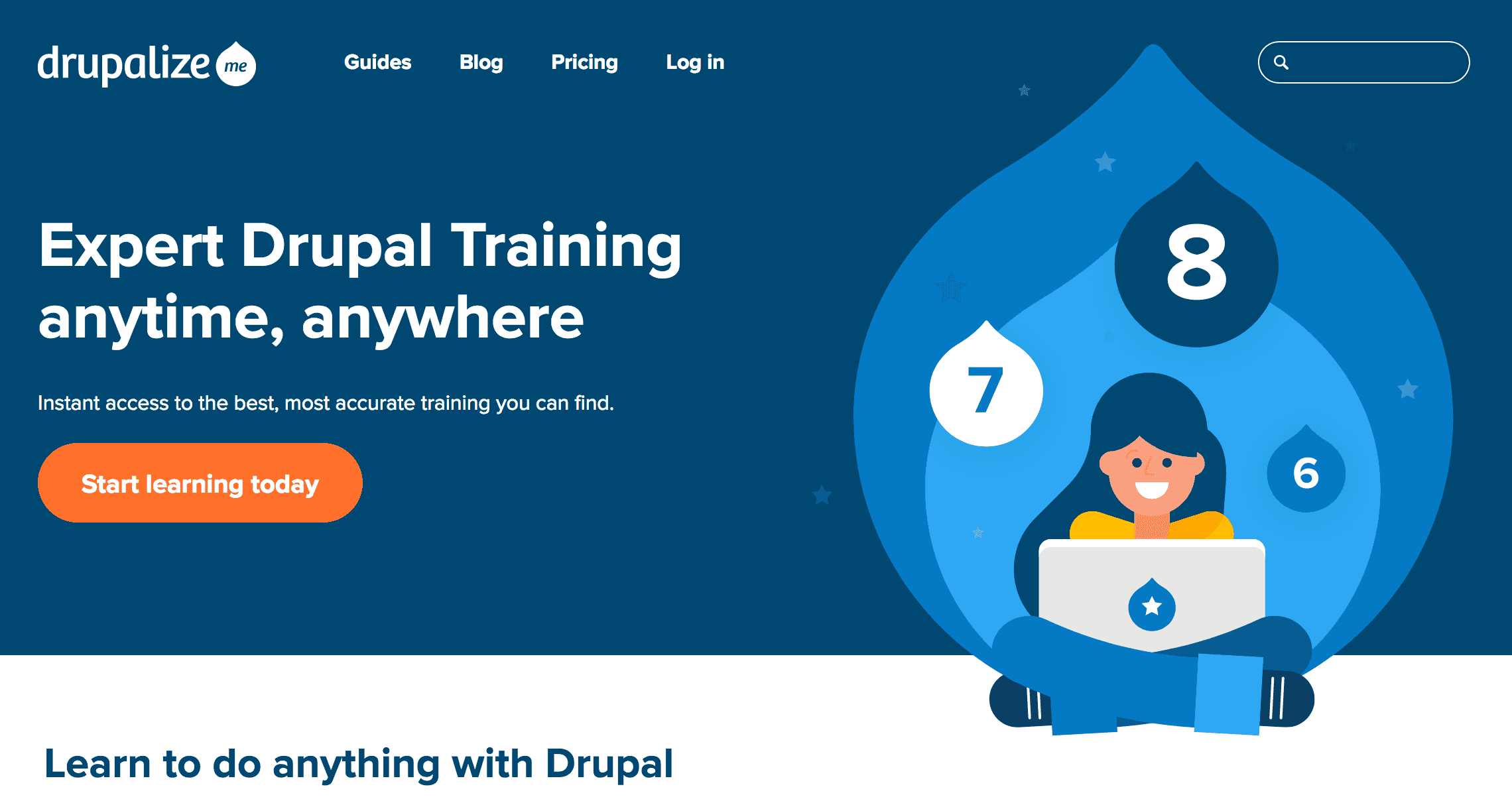 Drupalize.Me website screenshot